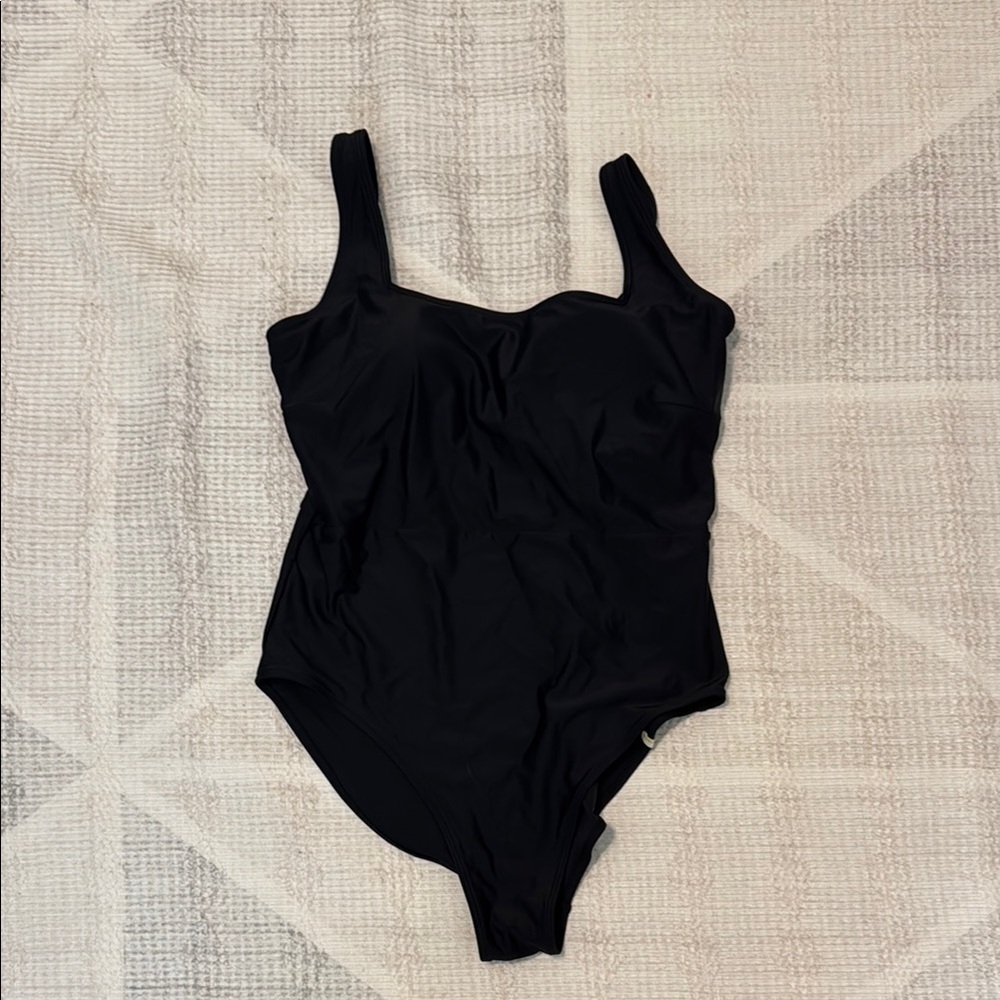 Summersalt Oasis Black One-Piece Swimsuit